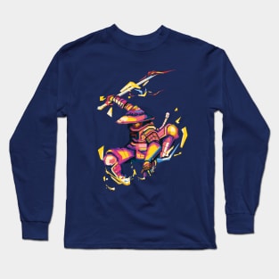 Samurai Fire Long Sleeve T-Shirt